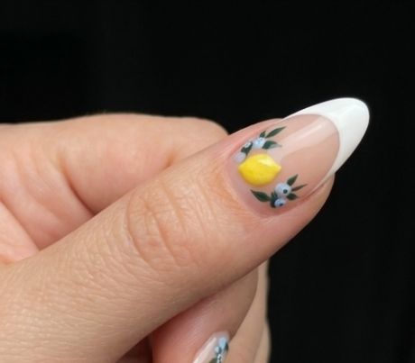 Galaxy Swirl Nail Art